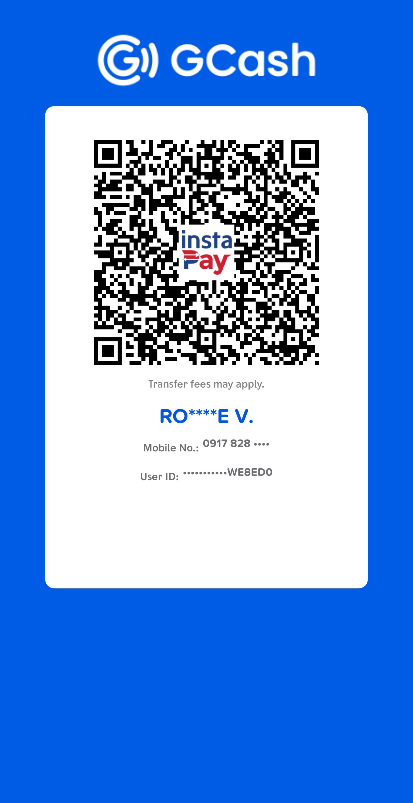 GCash payment QR code for SMG